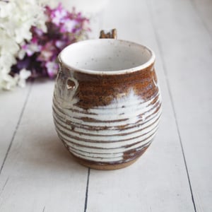 Image of Rustic Love Mug, Gorgeous Earthy Mug with Love Heart, 14 Ounce, Made in USA