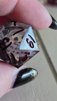 Image 3 of The Circus - night circus inspired d6/d20 pair