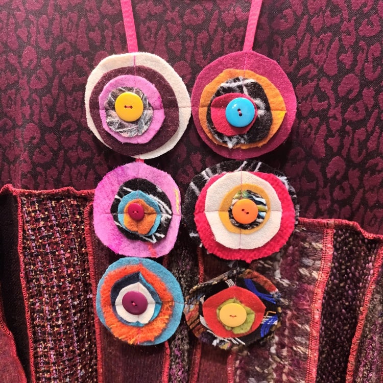 Image of "breast plate" circles