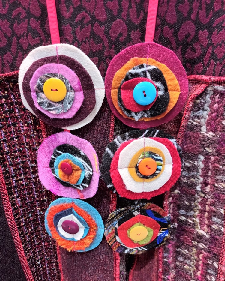 Image of "breast plate" circles