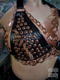 Image 3 of Rose Gold Rockstar Bikini Top