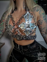 Image 1 of Chrome Raptor Crucify Bra