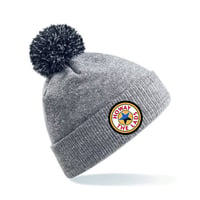 HOWAY THE LADS BOBBLE HAT - HEATHER GREY