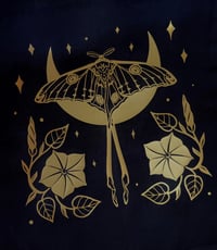 Image 2 of Comet Moth tote bag