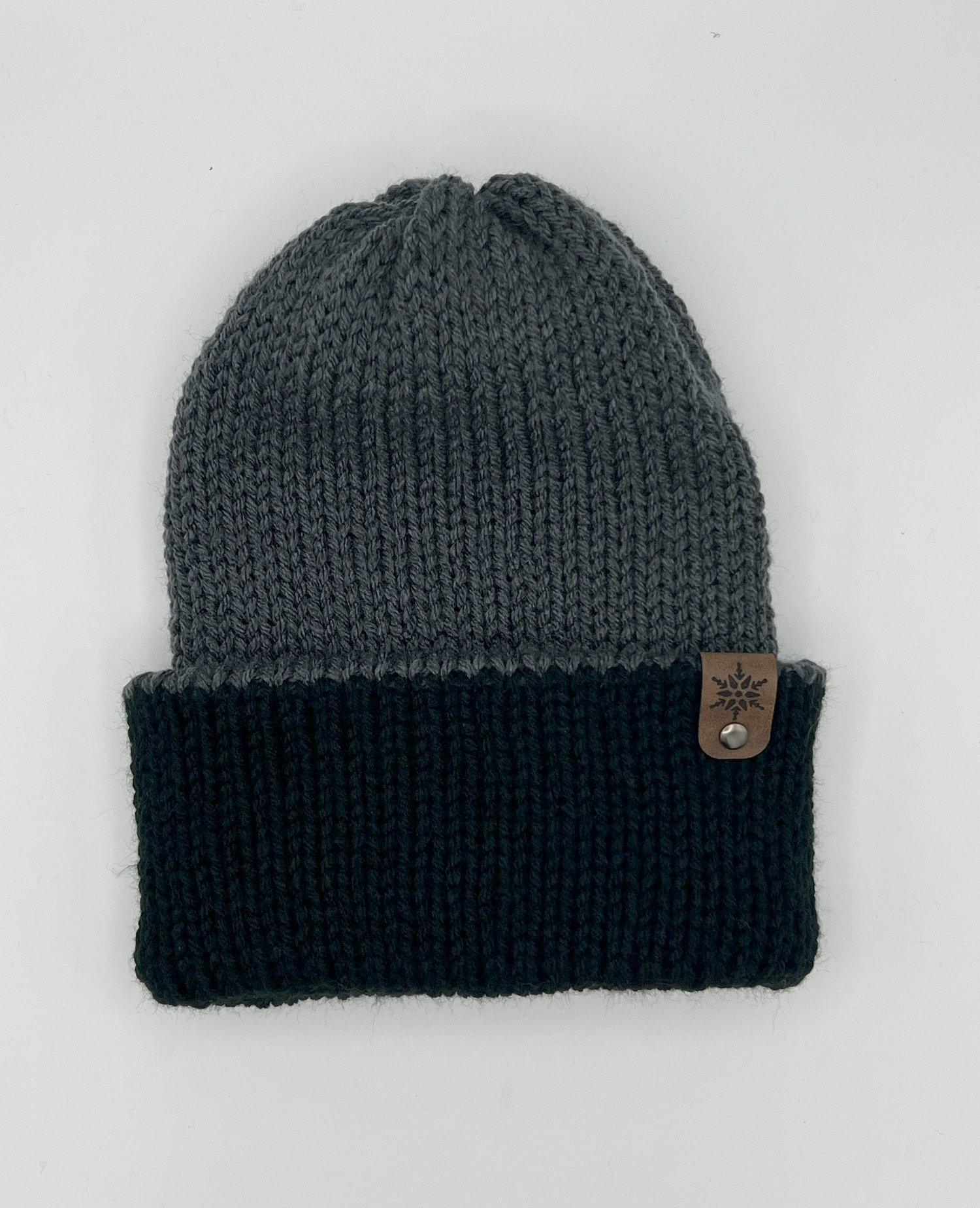 Image of Custom Two-Color Reverable Knit Beanie