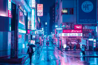 Image 4 of Neon Tokyo on night - Fine Art - 10 copies / Signed 