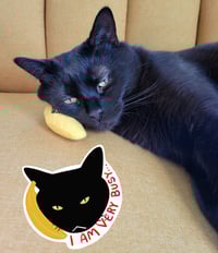 I AM VERY BUSY sticker