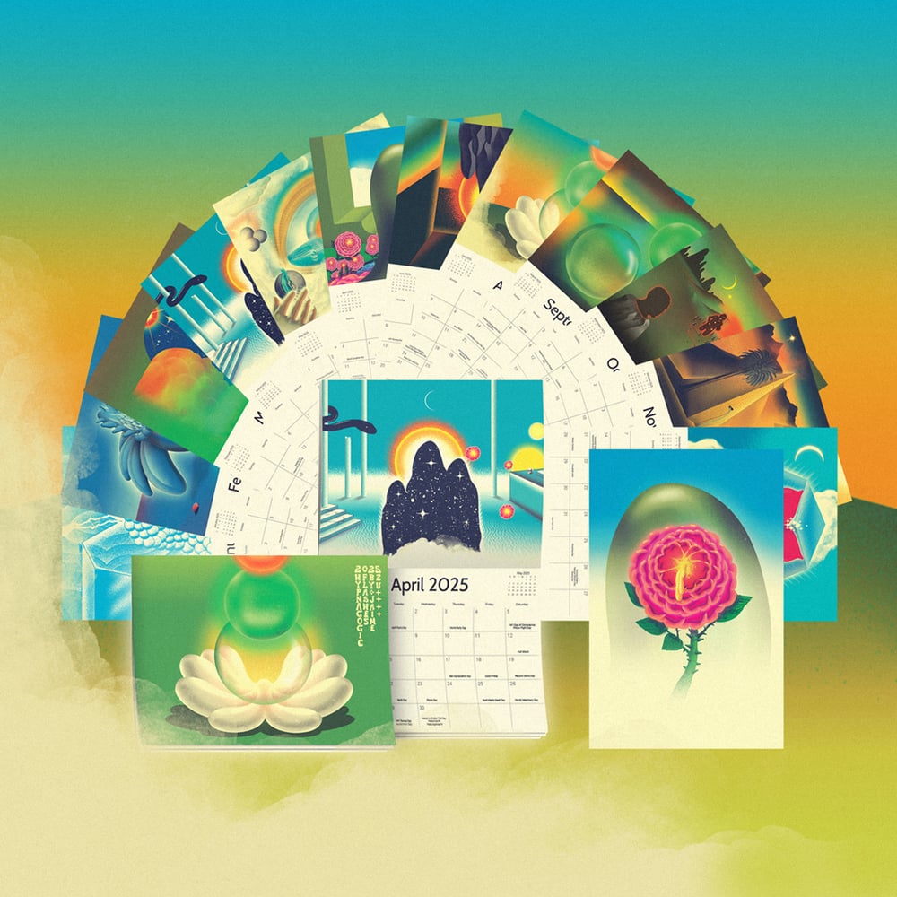 2025 CALENDAR - Hypnagogic Flashes by Jaime Zu 