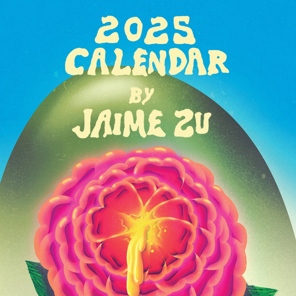 2025 CALENDAR - Hypnagogic Flashes by Jaime Zu 