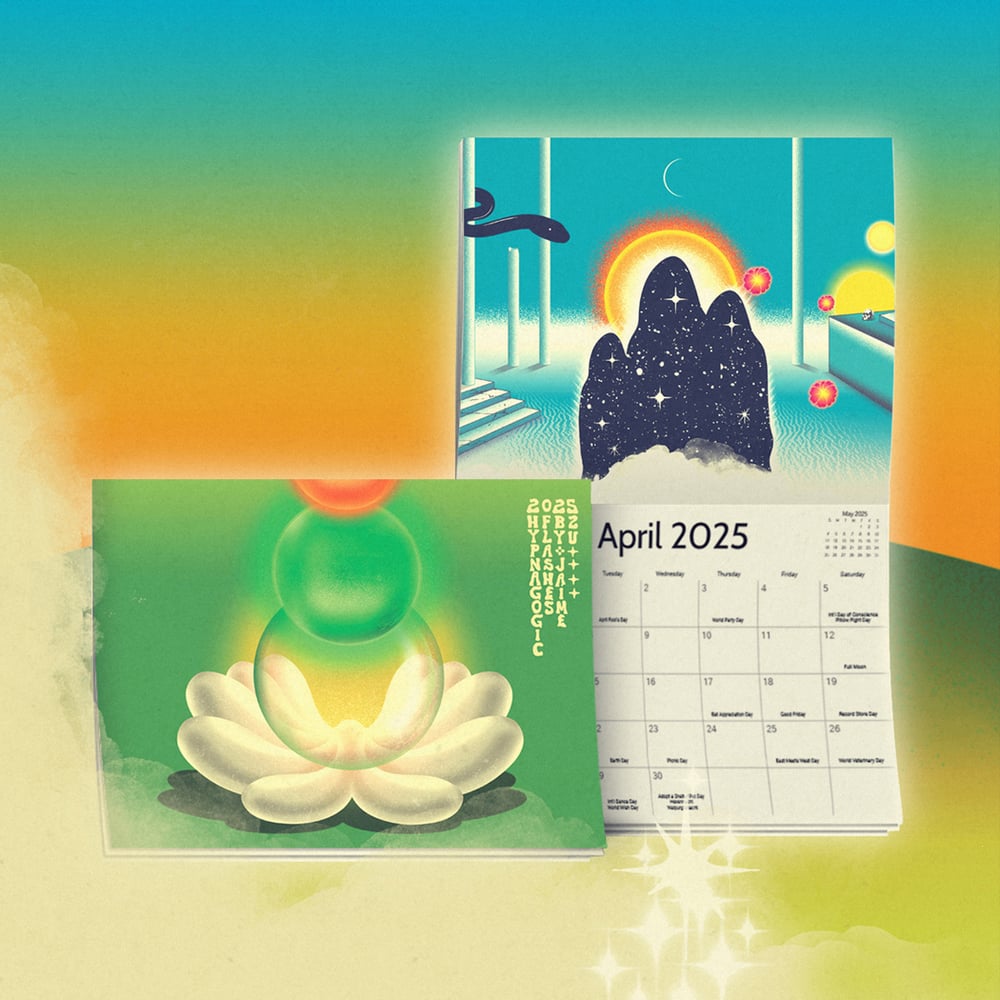 2025 CALENDAR - Hypnagogic Flashes by Jaime Zu 