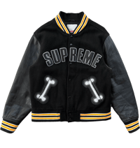 Image 2 of '18 Supreme x Chito Bone Varsity Jacket - M