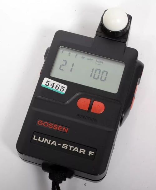 Image of  Gossen Luna Star F digital light meter with case TESTED + case #5465