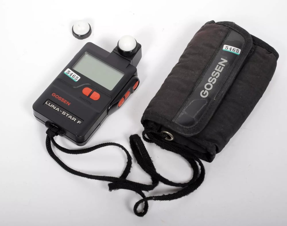 Image of  Gossen Luna Star F digital light meter with case TESTED + case #5465