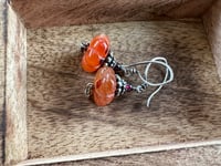 Image 8 of RESERVED for Michalah . Pumpkin earrings / n62 