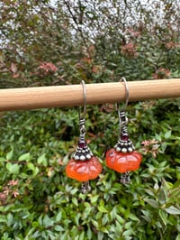 Image 9 of RESERVED for Michalah . Pumpkin earrings / n62 