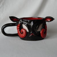 Image 1 of Black Aries Mug
