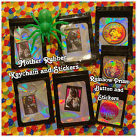 Keychains, Stickers and Button