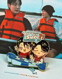 Image 1 of JIKOOK Are You Sure? Pin