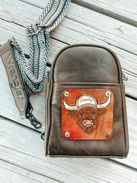 Image 2 of Howdy Highland Wrangler Mini Sling Bag