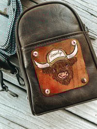 Image 1 of Howdy Highland Wrangler Mini Sling Bag