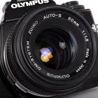 Image 9 of Olympus OM-4 35mm film SLR camera with 50mm F1.8 lens #5476