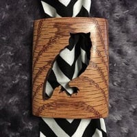 Owl Neckerchief Slide or Woogle for Woodbadge Gift 