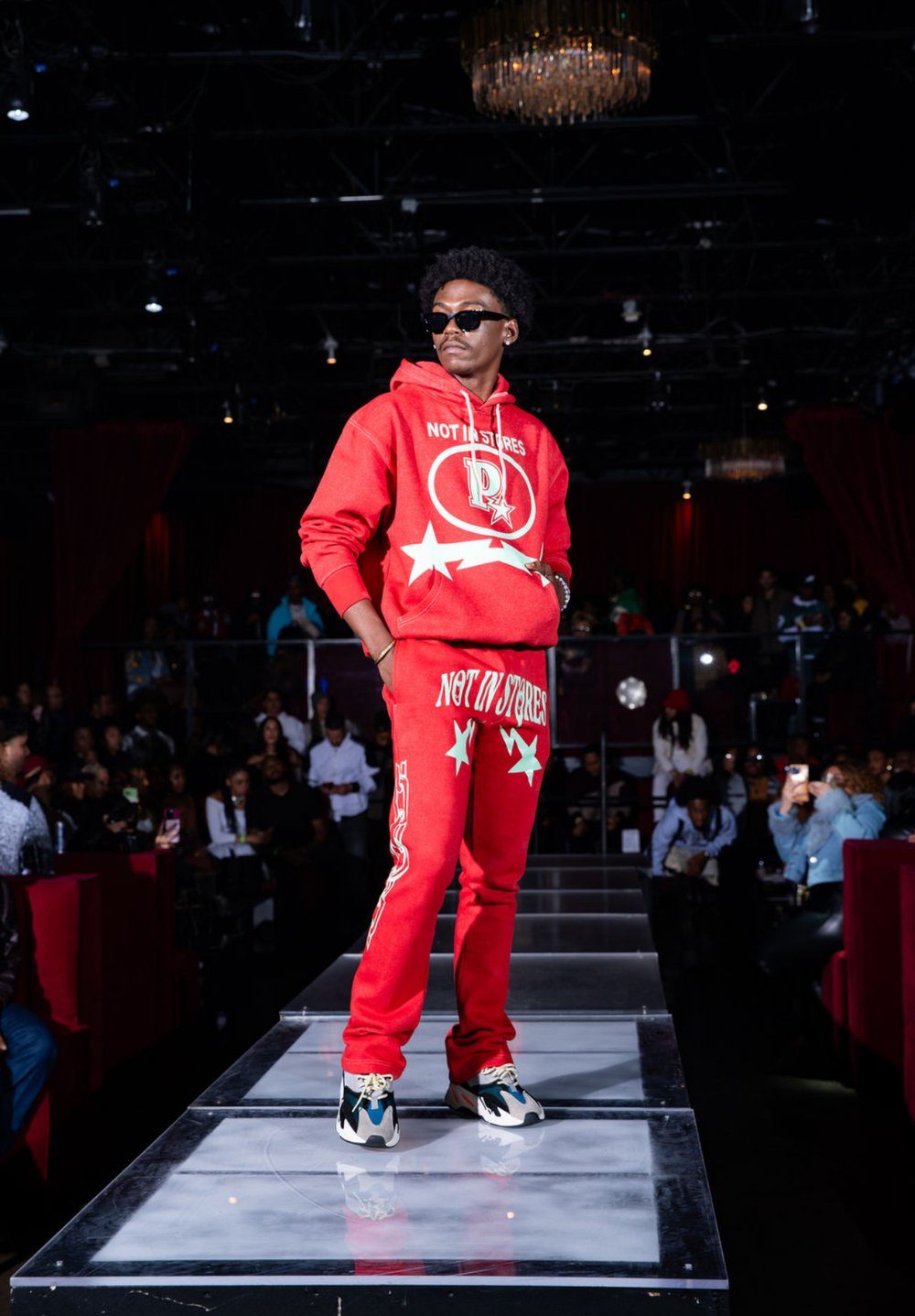 Playa Essentials “Red Star” Tracksuit (Hoodie + Stacked Sweats)