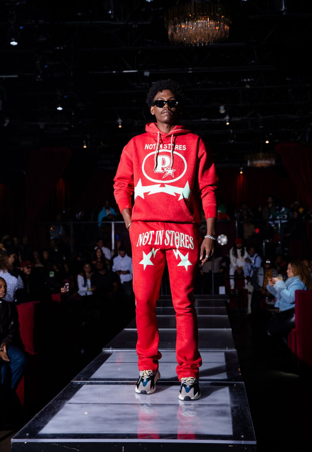 Playa Essentials “Red Star” Tracksuit (Hoodie + Stacked Sweats)