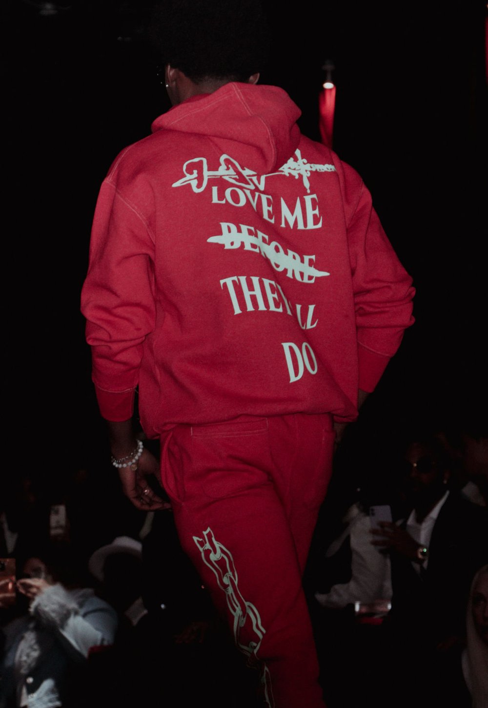 Playa Essentials “Red Star” Tracksuit (Hoodie + Stacked Sweats)