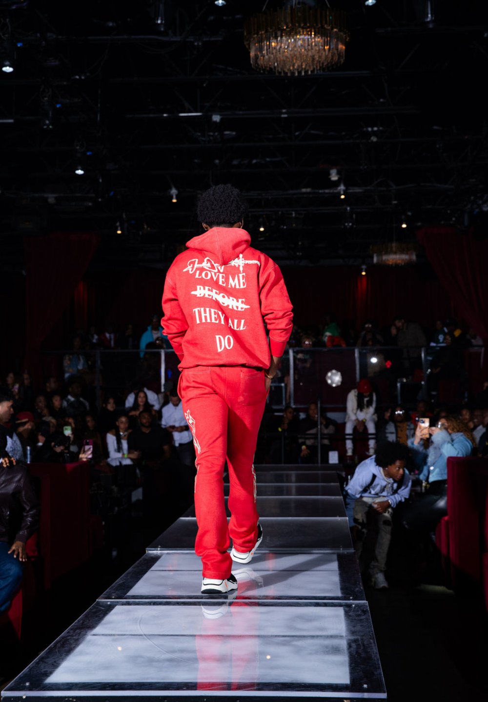 Playa Essentials “Red Star” Tracksuit (Hoodie + Stacked Sweats) 