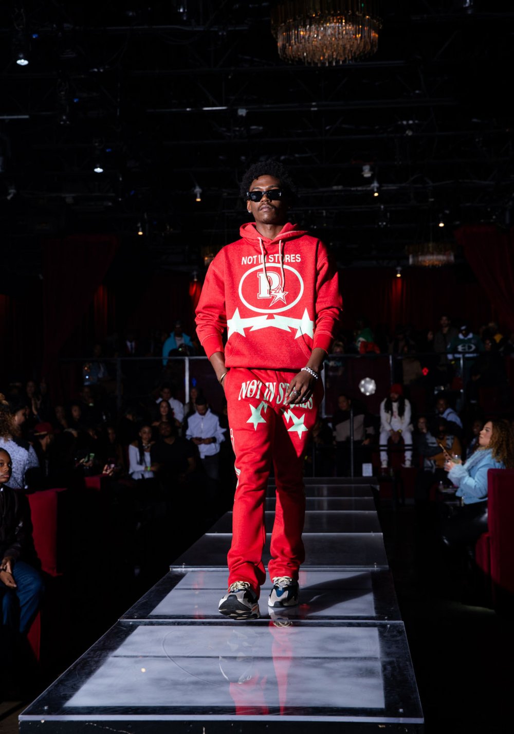 Playa Essentials “Red Star” Tracksuit (Hoodie + Stacked Sweats)