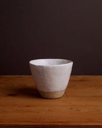 Image 1 of Speckle white cup