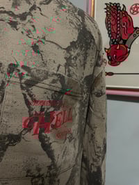 Image 2 of 1 of 1 Somebody Loves Me Reclaimed Camo Long Sleeve
