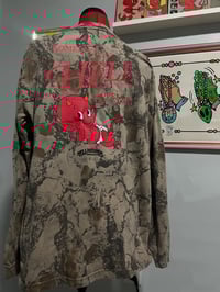 Image 5 of 1 of 1 Somebody Loves Me Reclaimed Camo Long Sleeve