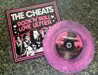 Image 2 of The Cheats "Rock N Roll Love Letter/Cussin, Cryin, N Carrying On" 45 (Screaming Crow) Only 1 Left!