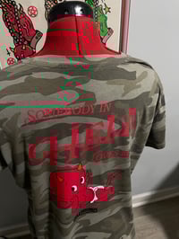 Image 2 of 1 of 1 Somebody Loves Me Reclaimed Camo Short Sleeve