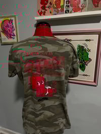 Image 1 of 1 of 1 Somebody Loves Me Reclaimed Camo Short Sleeve