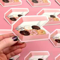 Image 1 of Box of donuts sticker 