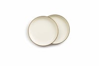 Enamel Olive Drab 2 tone Deep Plate Set 