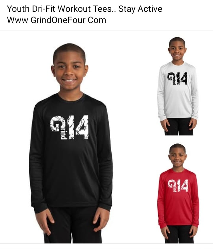 Image of EXCLUSIVE YOUTH DRI-FIT LONG SLEEVE TEE