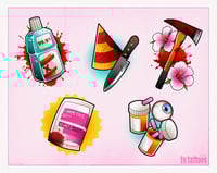 Mouthwashing Flash 8x10 Art Print