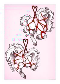 Shibari Ponies Mini Print