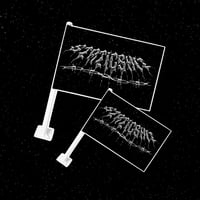 Image 1 of V1 BARBWIRE WINDOW FLAG