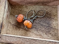 Image 4 of Pumpkin earrings. n33