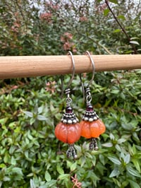 Image 1 of Pumpkin earrings. n33