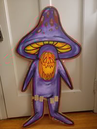 Equinox Mushroom Pumpkin - 23x31in - Plywood Cut-Out