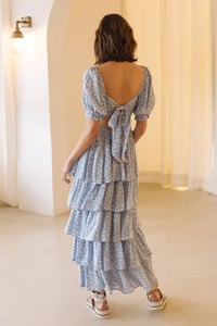 Image 3 of KIVARI Flora Tie Back Maxi Dress