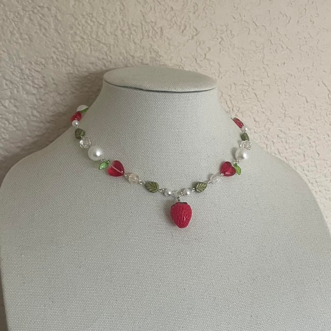 strawberry field necklace