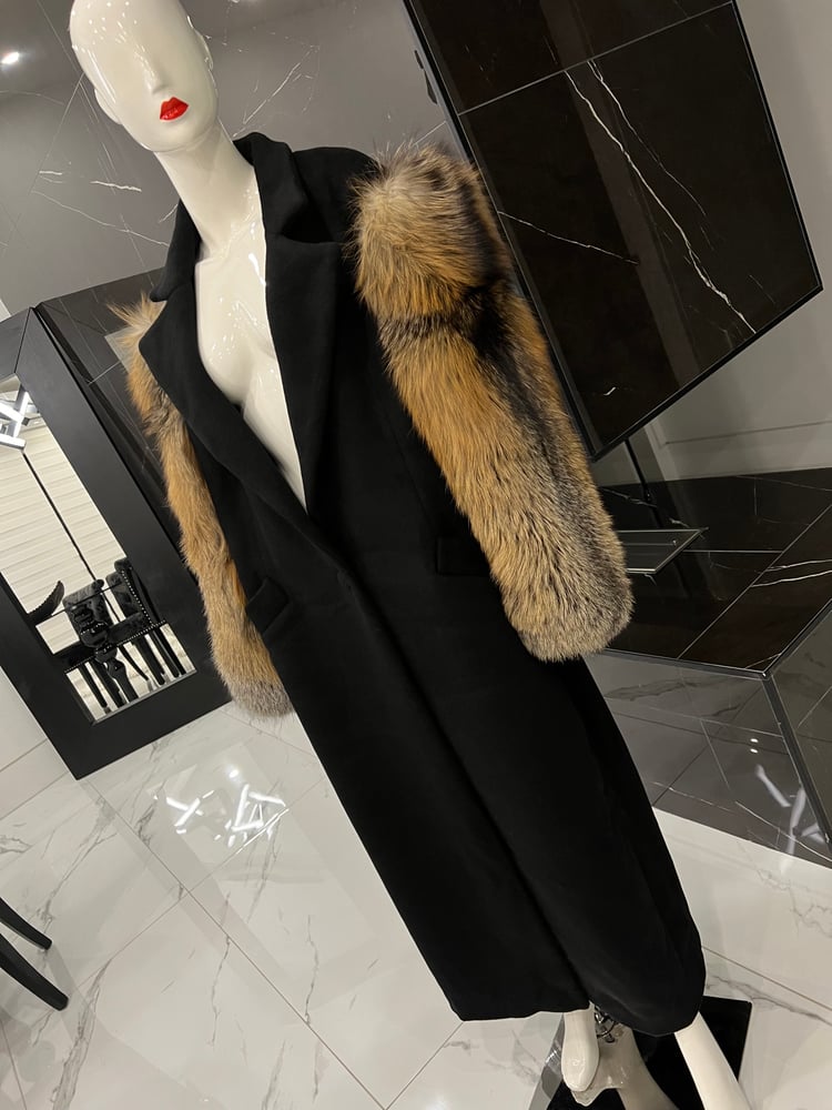 Image of TRINITY FUR TRENCH COAT