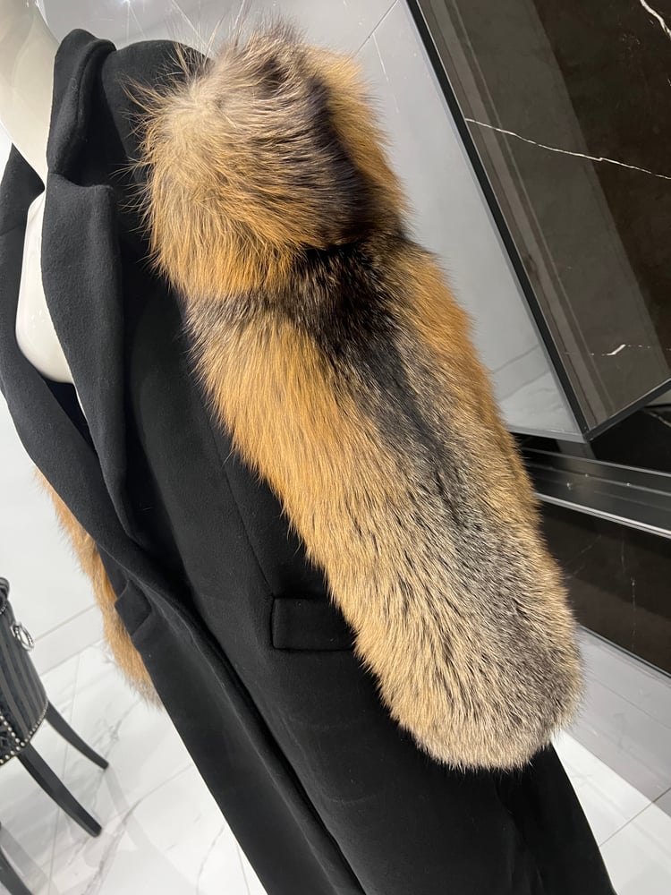 Image of TRINITY FUR TRENCH COAT